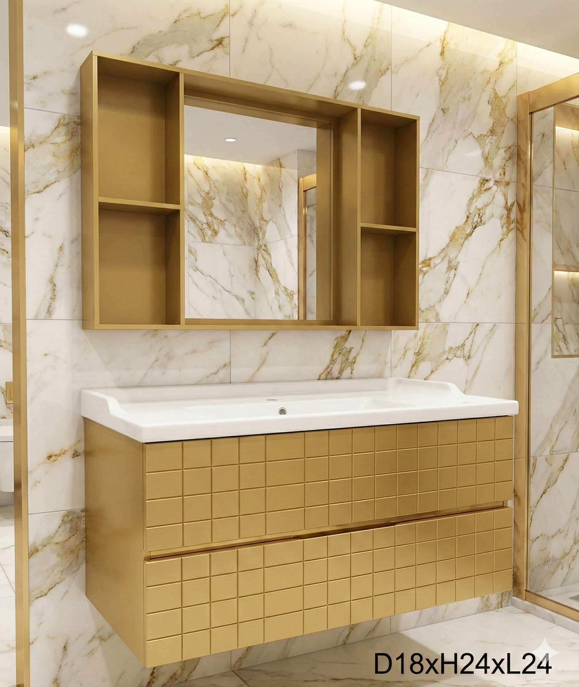 PVC BATH VANITY M-537