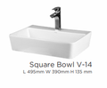 MSW Vanity Square Bowl V-14