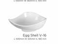 MSW Vanity Egg Shell V-16