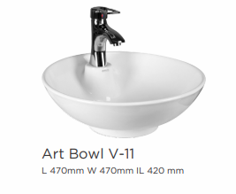 MSW Vanity Art Bowl V-11