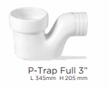 MSW MICS P-Trap Full 3”