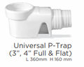 MSW MICS Universal P-Trap (3”, 4” Full & Flat)
