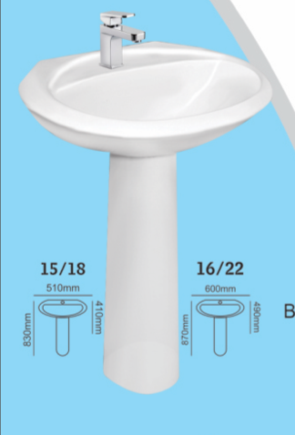 GENERAL ASIA 15X18 ROUND BASIN