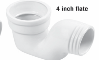 GENERAL ASIA P-TRAP 4 inch flat