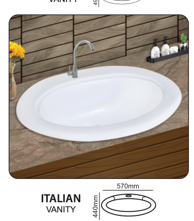 GENERAL ASIA ITALIAN 2 VANITY
