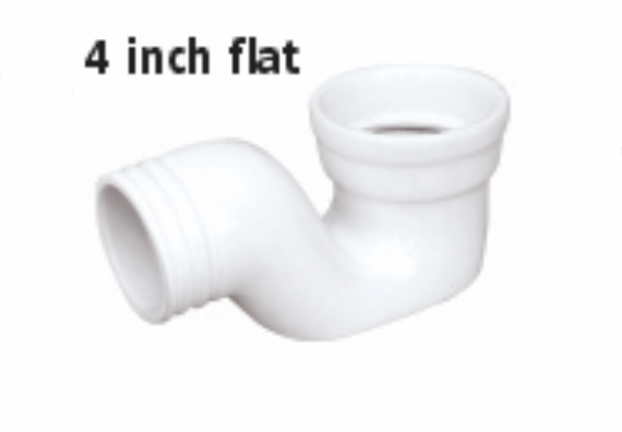 ROYAL 4 INCH FLAT P TRAP