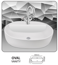 GENERAL ASIA OVAL VANITY