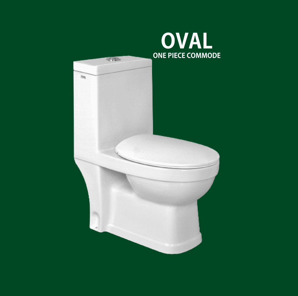 TIME SANITARY OVAL COMMODE