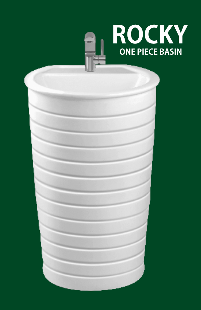 TIME SANITARY ROCKY ONE PIECE BASIN