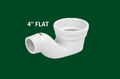 TIME SANITARY 4 INCH FLAT TRAP
