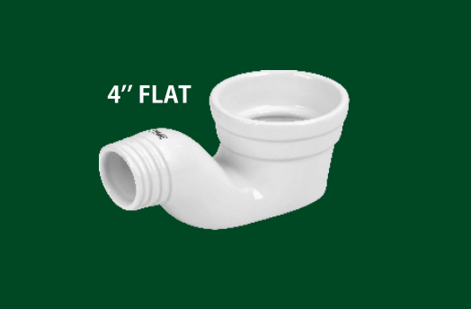 TIME SANITARY 4 INCH FLAT TRAP