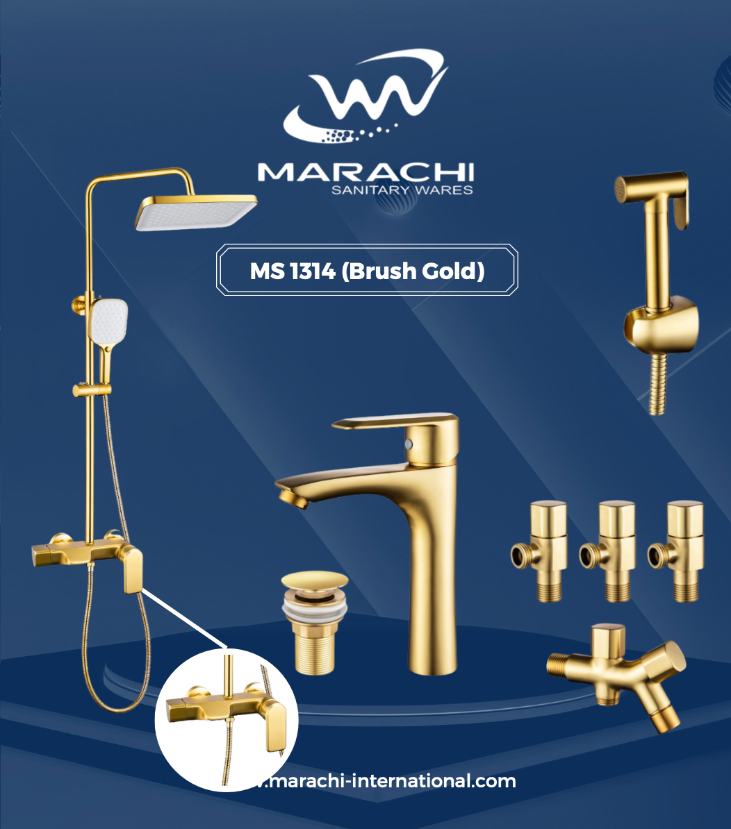 MARACHI MS 1314 (BRUSH GOLD)